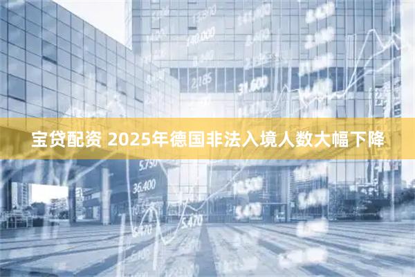 宝贷配资 2025年德国非法入境人数大幅下降