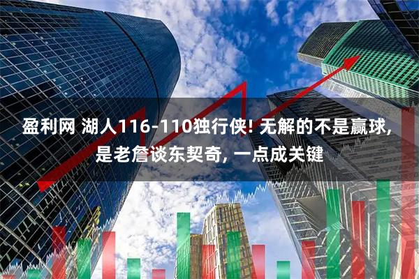 盈利网 湖人116-110独行侠! 无解的不是赢球, 是老詹谈东契奇, 一点成关键